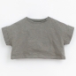 Preview: Play Up Crop Top - Coal - 100% Bio Baumwolle